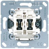Выключатель с подсветкой без накладки без рамки Jung CD500 2-кл. картинка